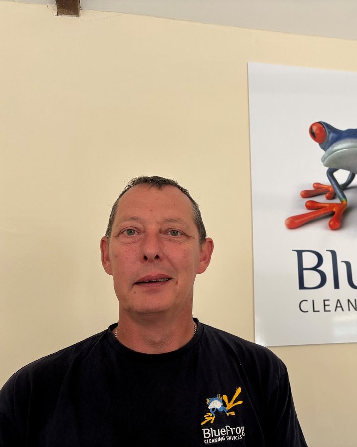 Tony Gardiner, BlueFrog service manager for the South Central region